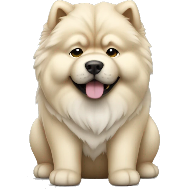 Chowchow white emoji