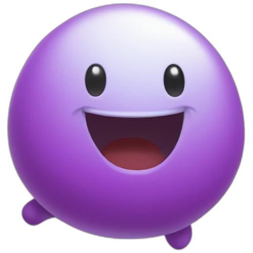 dancing blob simple but happy emoji