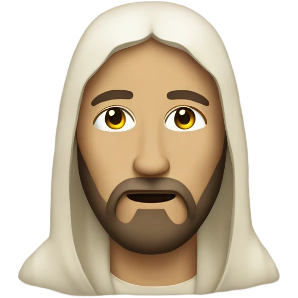 Jesus Christ in a Covid mask emoji