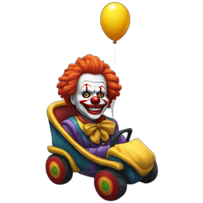 buggy d clown hyper realistic emoji