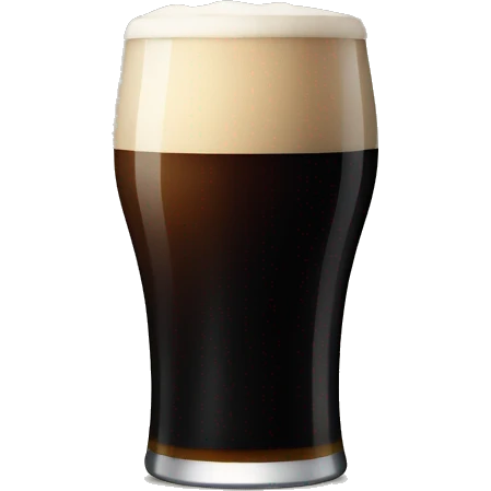 Pint of Guinness emoji