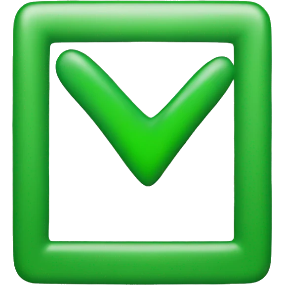 green tick emoji