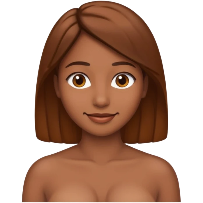Brown skin titties  emoji