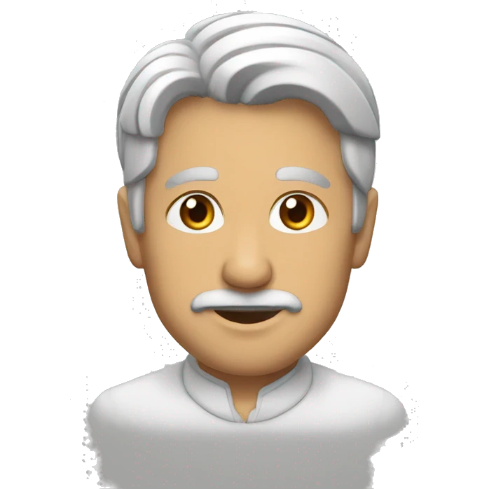 خرگوش سفید طوسی emoji