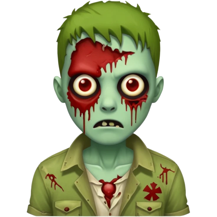 create zombie emoji
