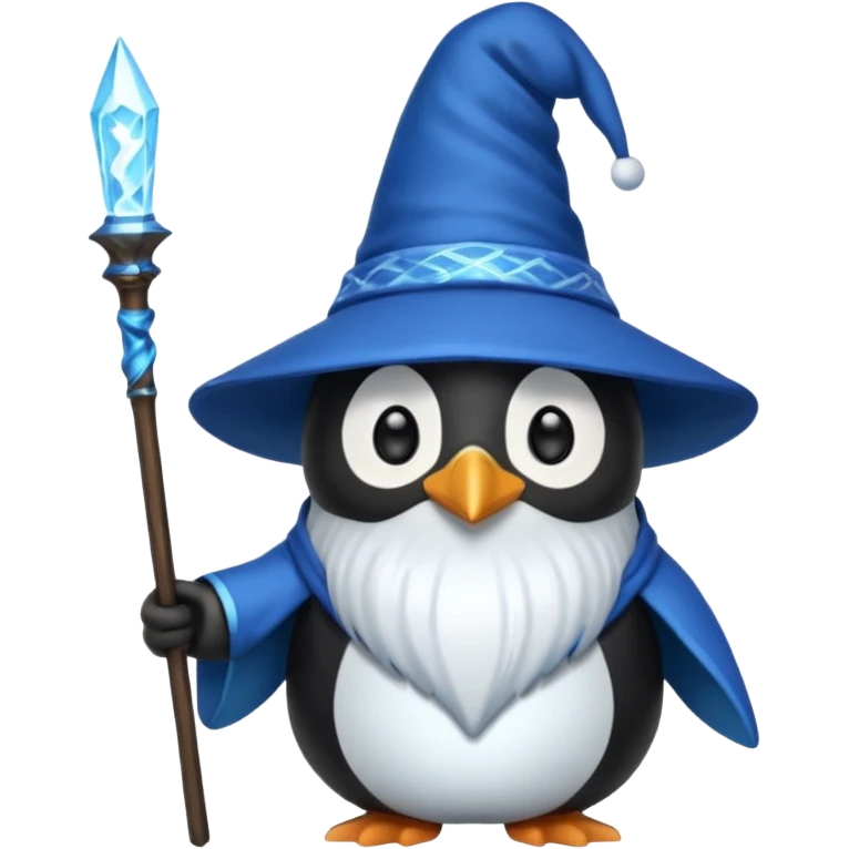 Penguin Wizard emoji