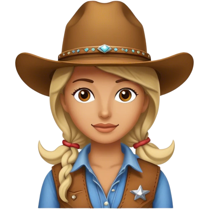 Cowgirl emoji