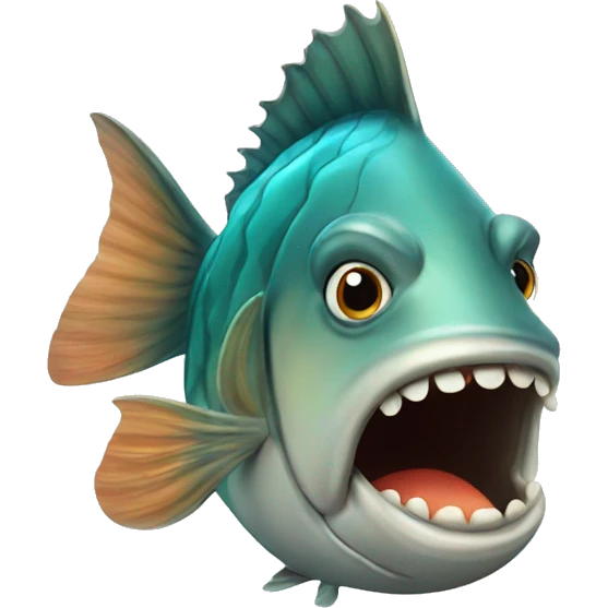 fish with shoes emoji