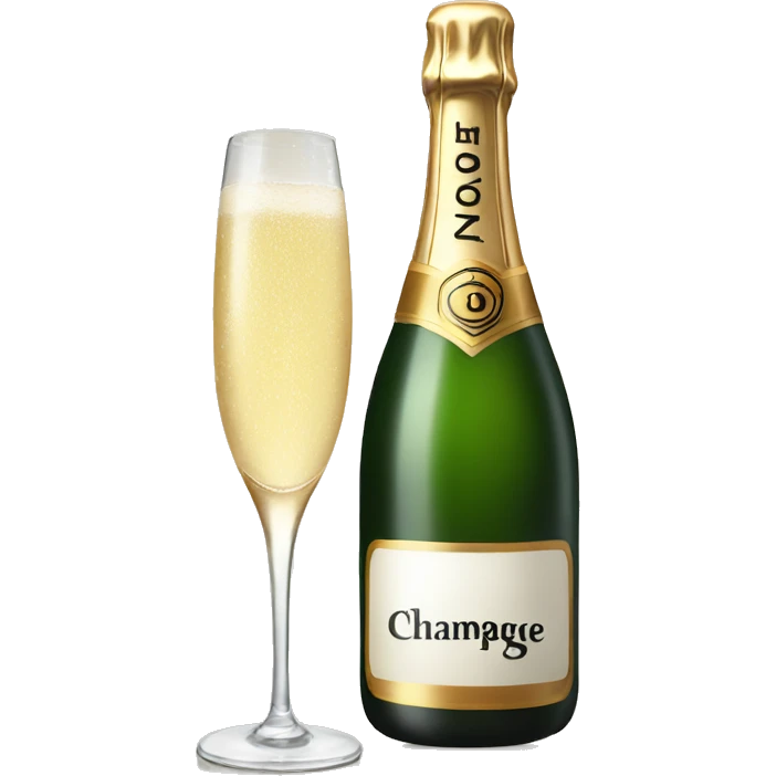 Champagne one emoji