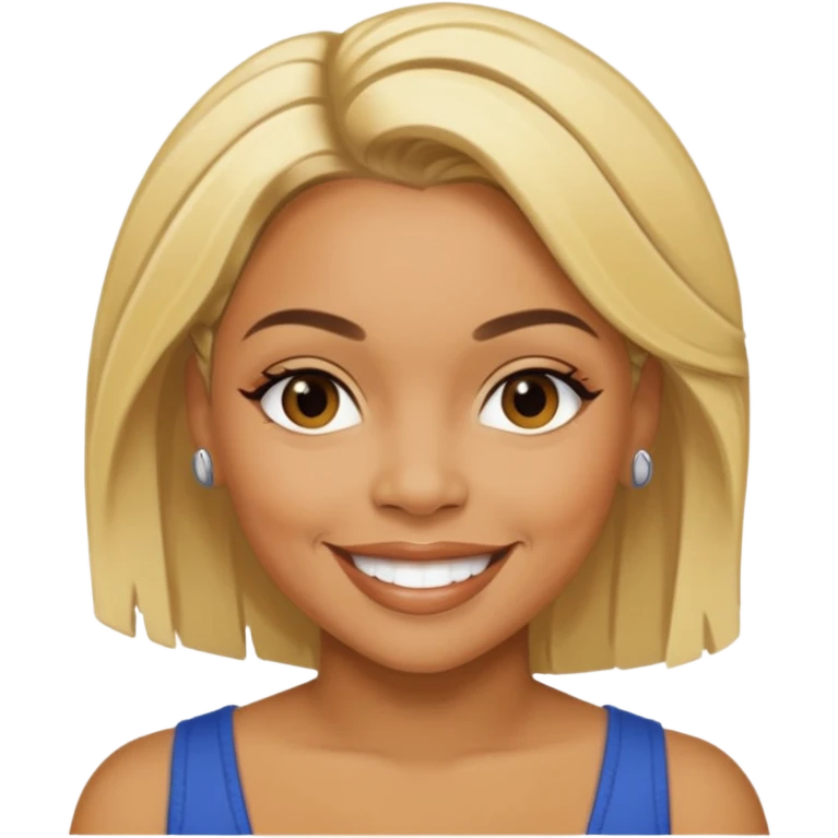 Tionne T-Boz Watkins with blonde hair  emoji