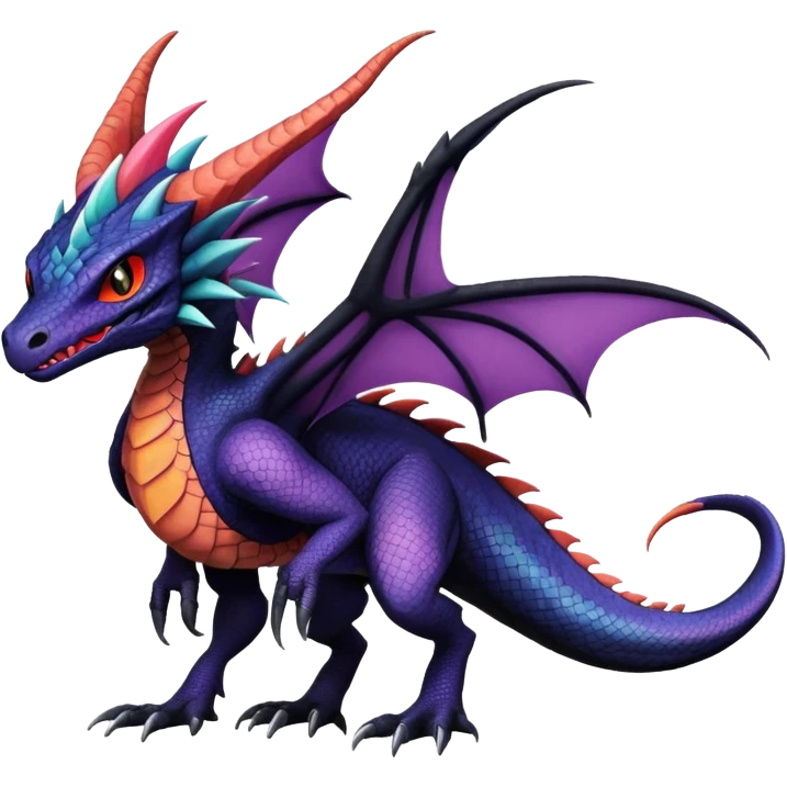 Salandit-Noibat-Noivern-Nargacuga-Dragon-Hybrid (Full body) emoji