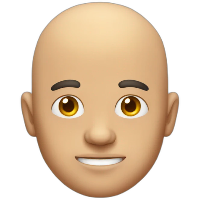 bald man with horns on his head emoji