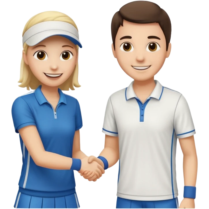 Shake with tennis emoji