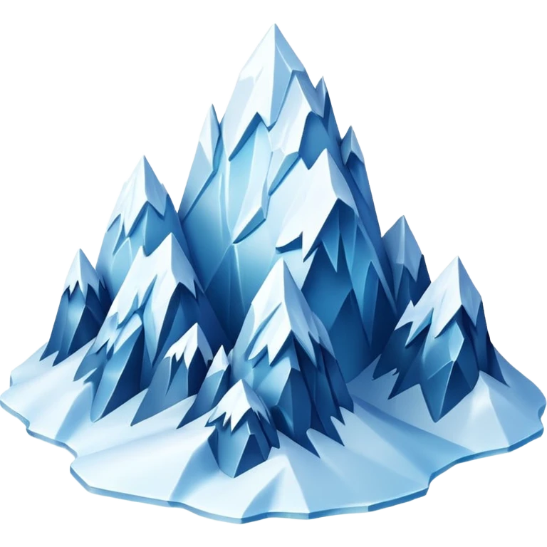 ice mountains emoji