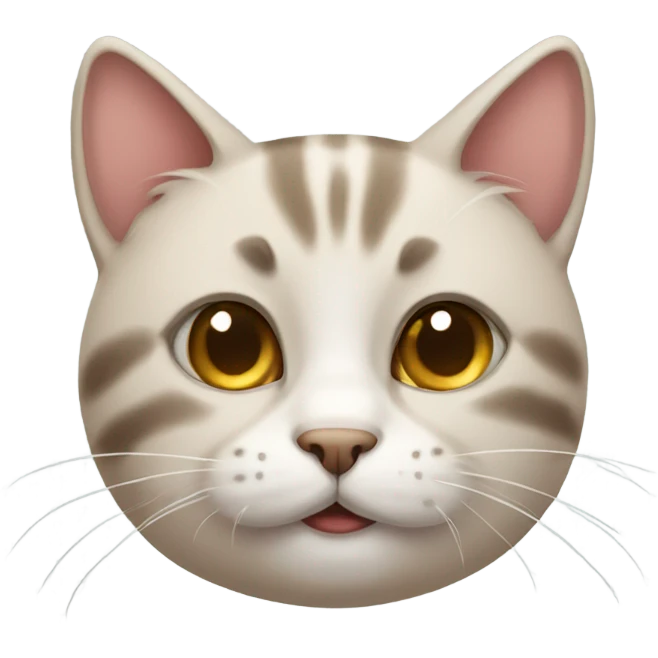 cat with blushing cheeks emoji