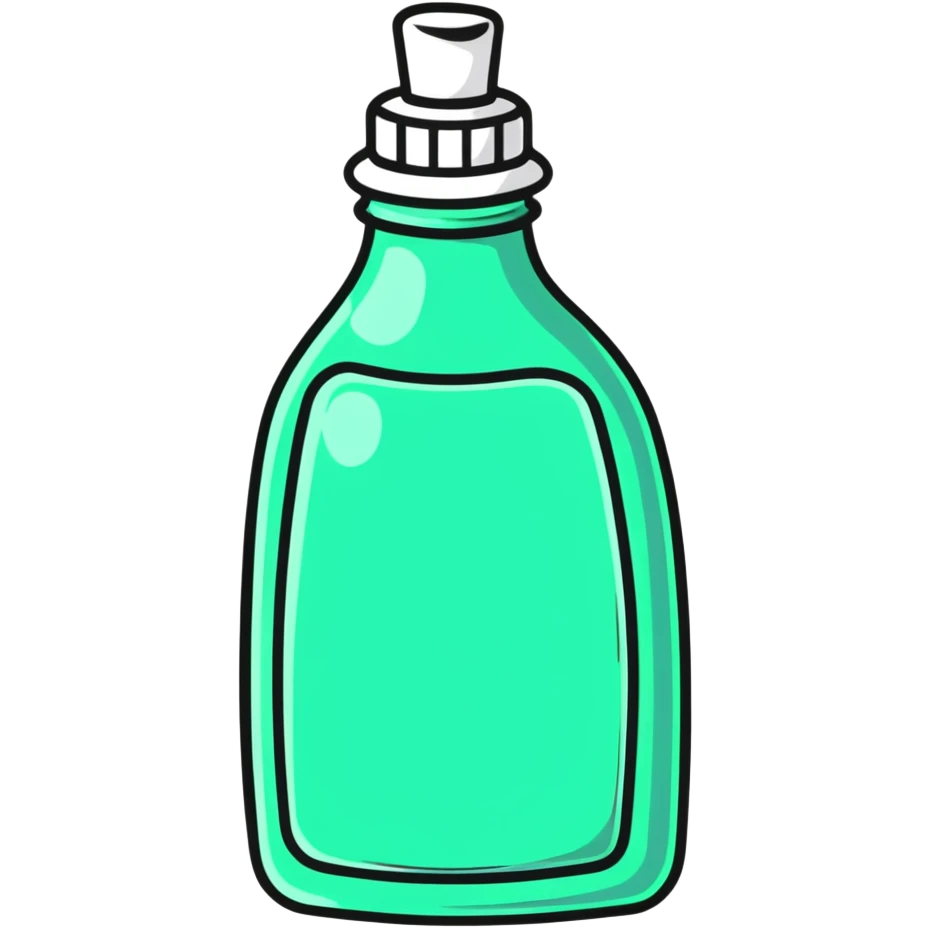 cute glue bottle chatting emoji