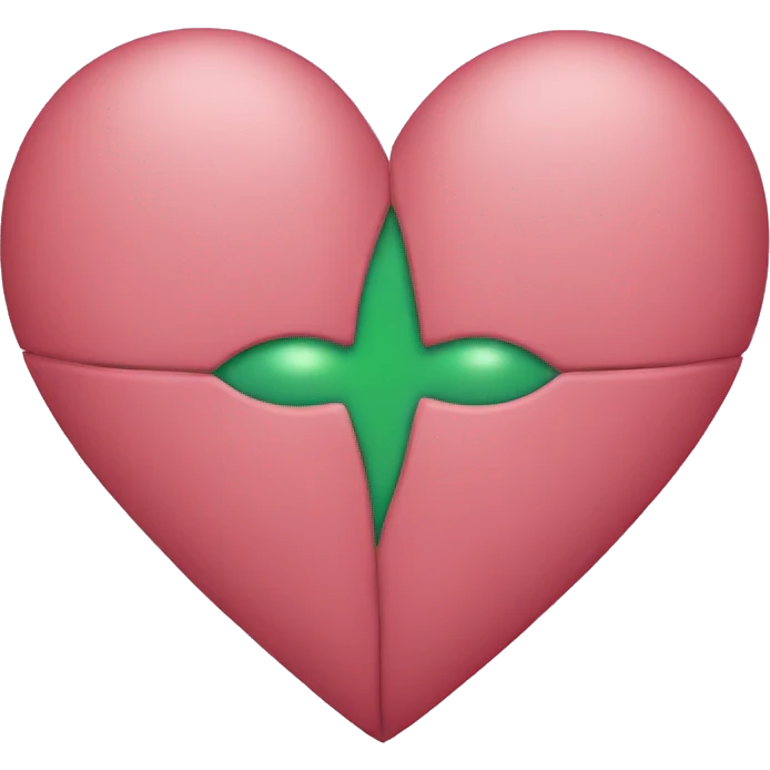 a heart divided by 4 emoji