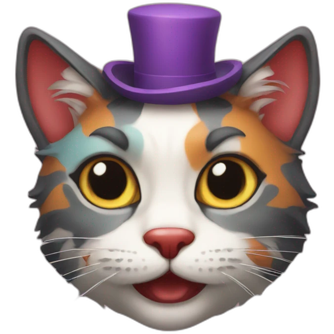 clown cat emoji