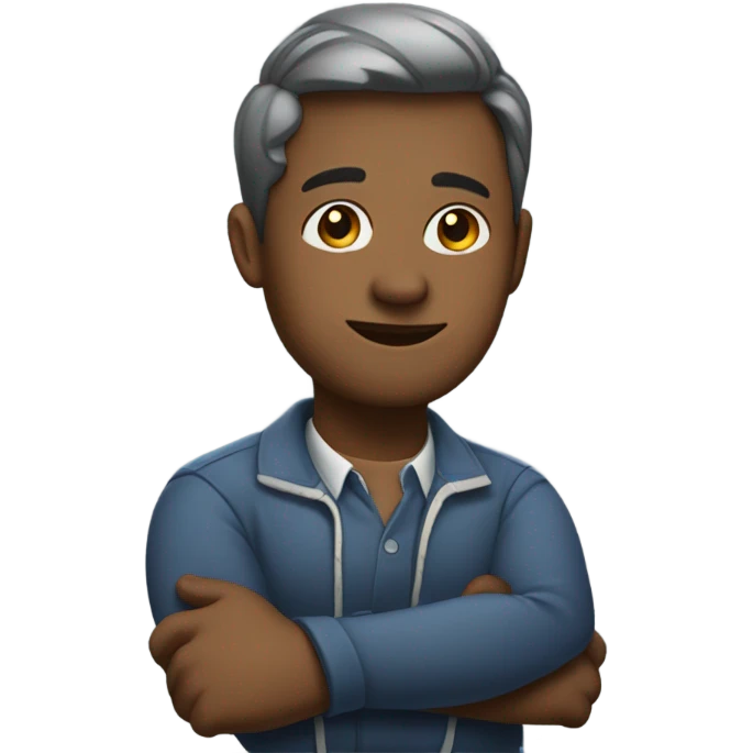 Someone saying no emoji