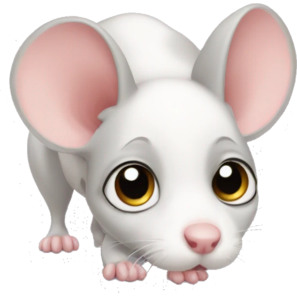 mouse with puppy eyes emoji
