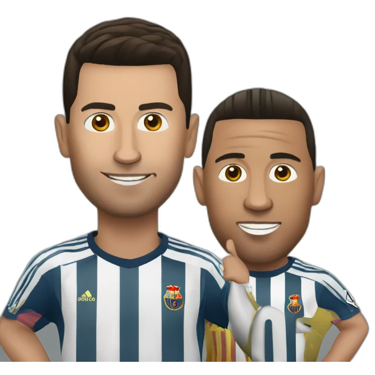 Ronaldo messi emoji