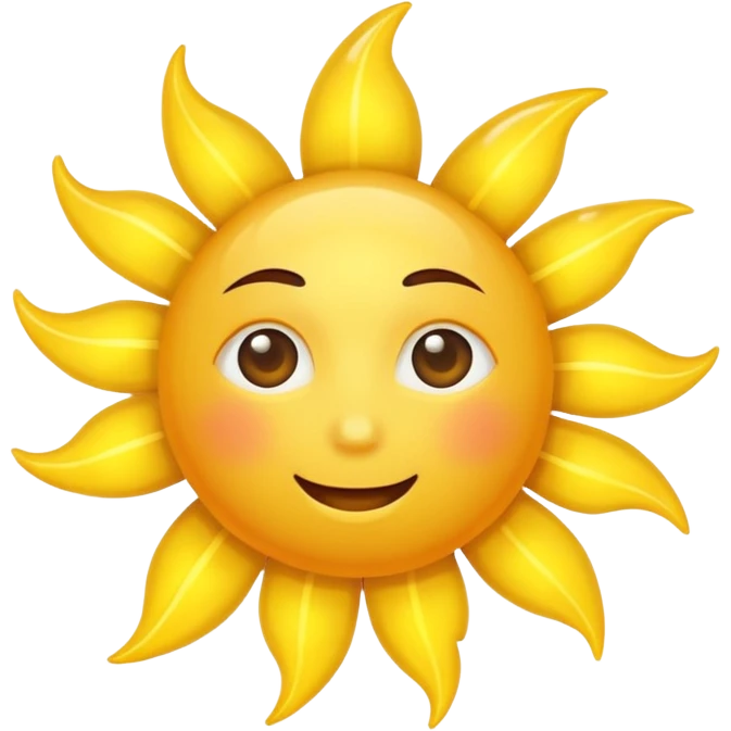 A SHINING AND RADIANT SUN WITHOUT FACE AND WITHOUT CITY OR WAVES emoji