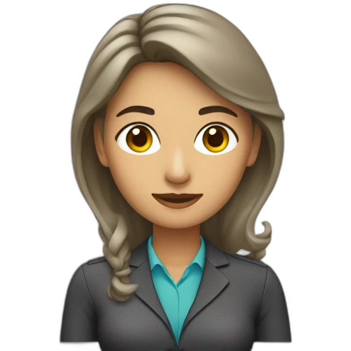 mujer oficina emoji