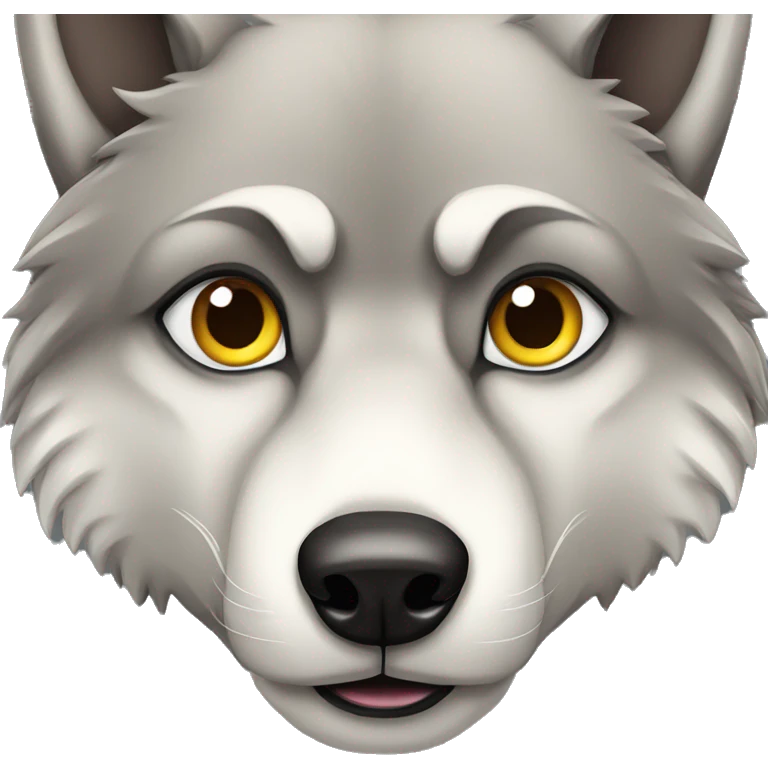 Wolf for Marketing company, Its eyes are piercing emoji