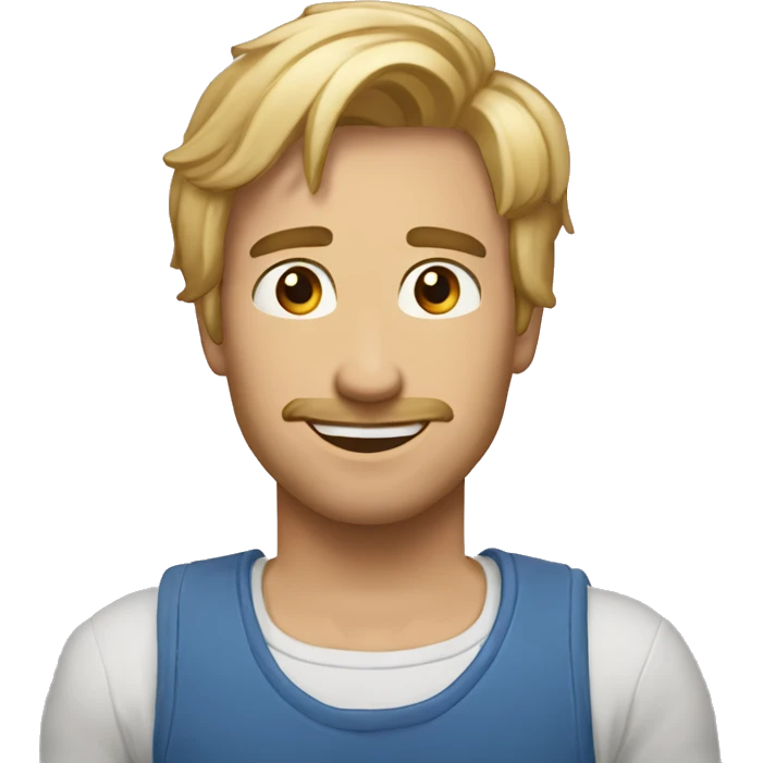 Мальчик с голубыми глазами emoji