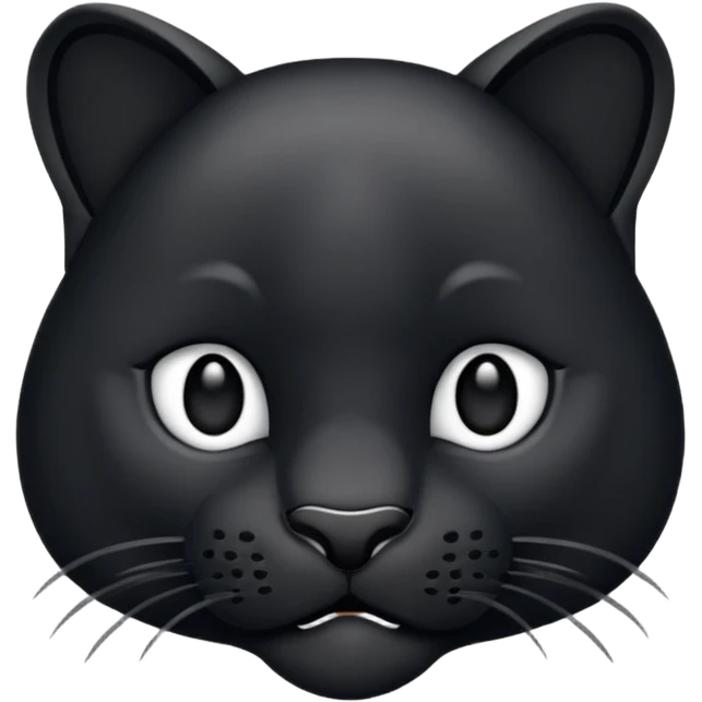 Emoji panthère noir entière  emoji