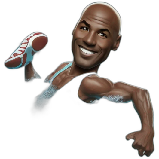 Michael Jordan dans une piscine emoji