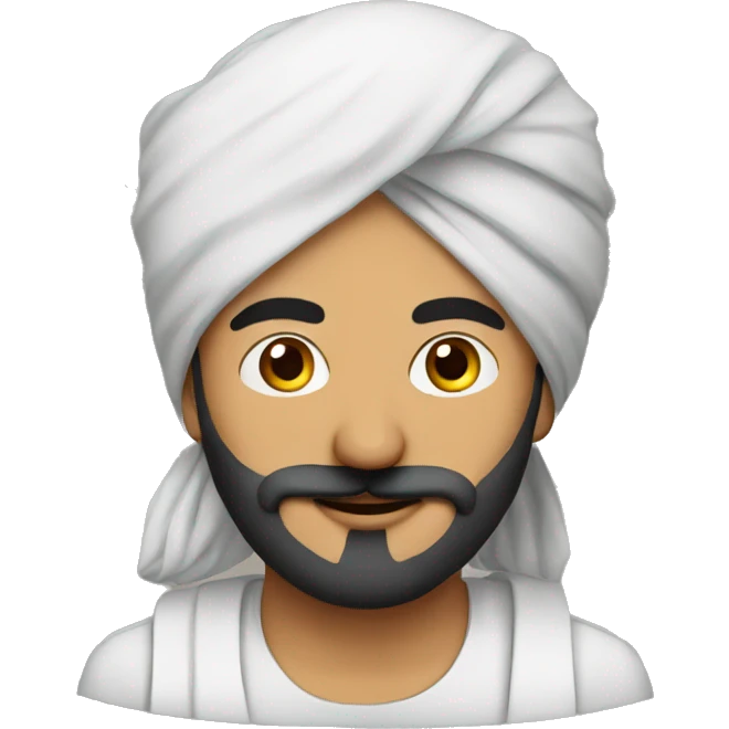 Sardar guy wearing mask emoji
