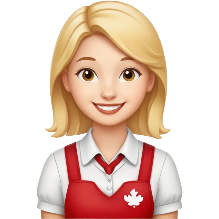Chick fil A girl emoji