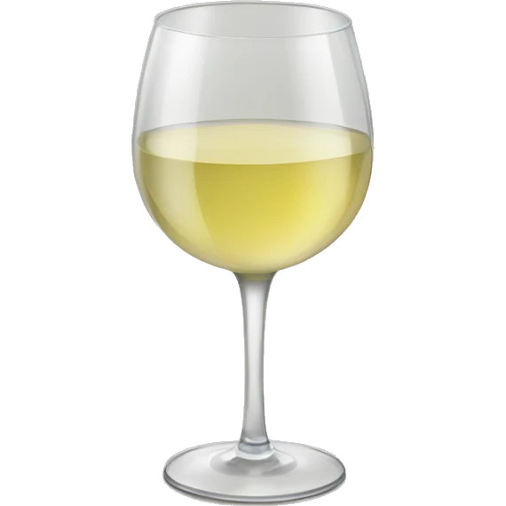 a glass of white wine emoji