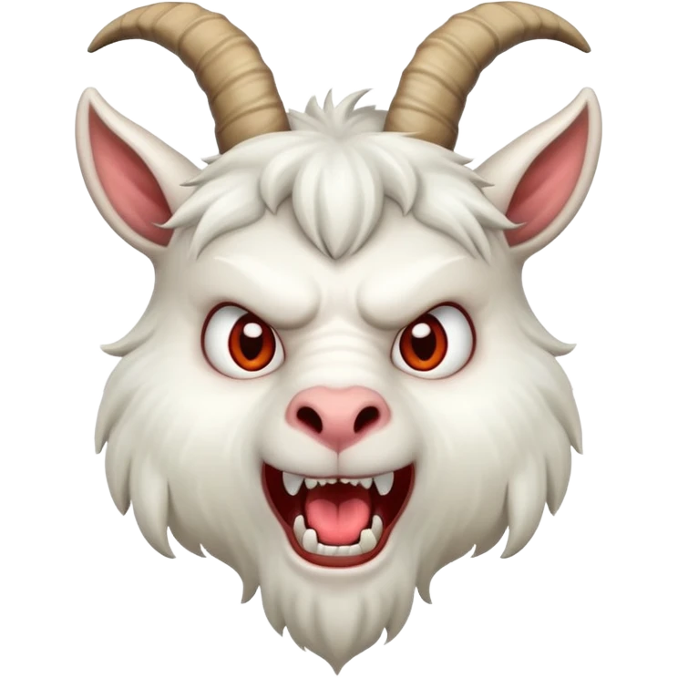 Goat Angry emoji
