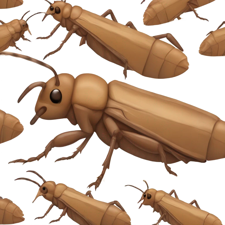 Mole cricket  emoji
