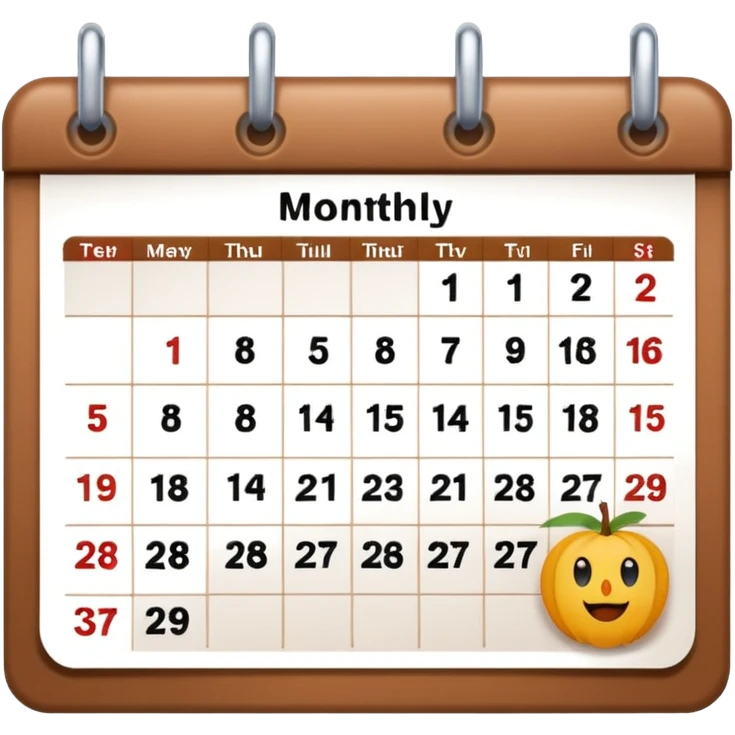 calendar emoji