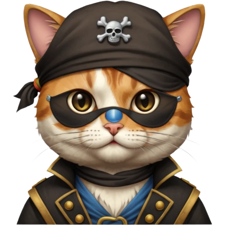 pirate cat emoji