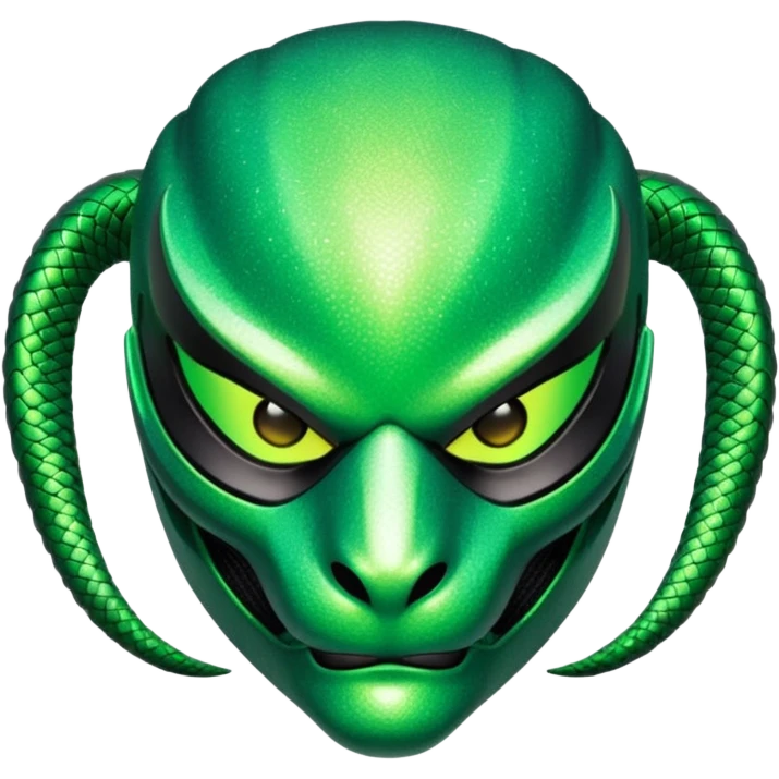 glitter green viper valorant toxic mask emoji