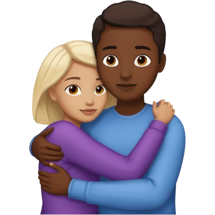 abrazar a mi papa mama emoji