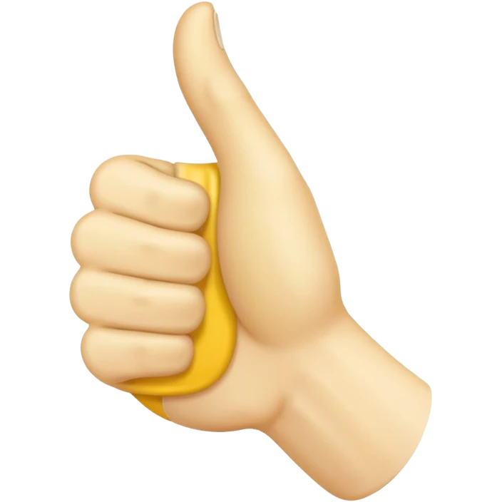 thumbs up emoij extra long thumb emoji