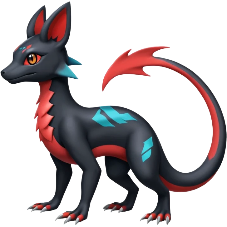 Salandit-Umbreon-Silvally-fusion (full body) emoji