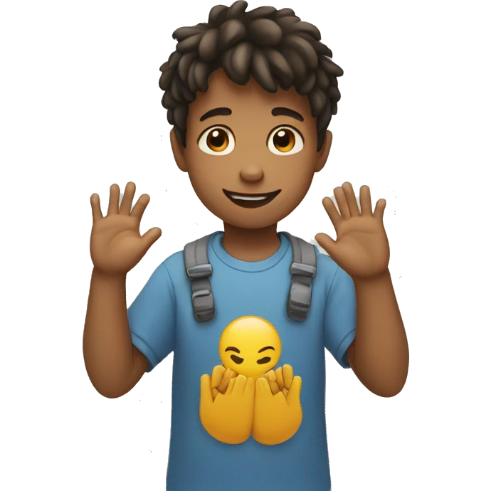 kid rubbing his hands  emoji