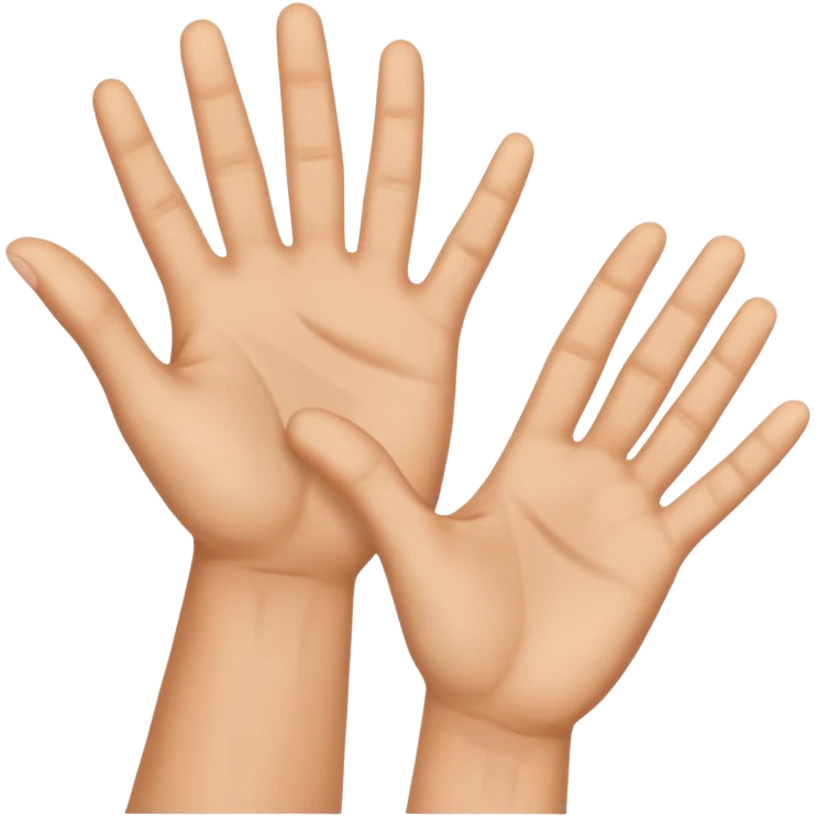 6 7 an hands moving emoji