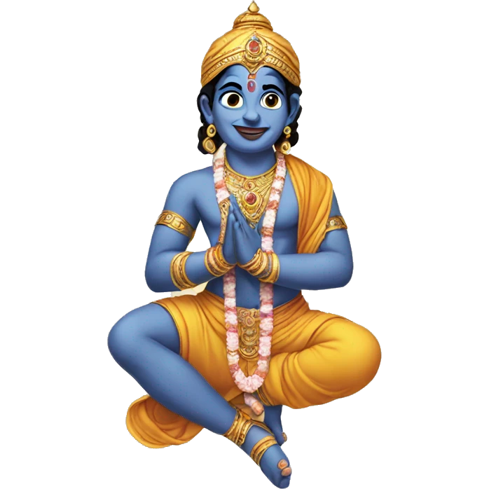 Krishna in Radham emoji