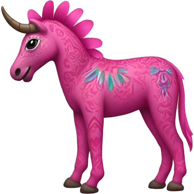 Pink alebrije emoji