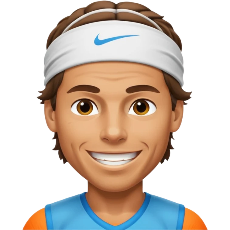 rafael nadal with head band emoji