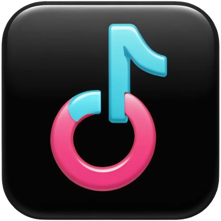 Tiktok icon black emoji