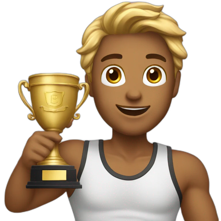 trophy influencer emoji