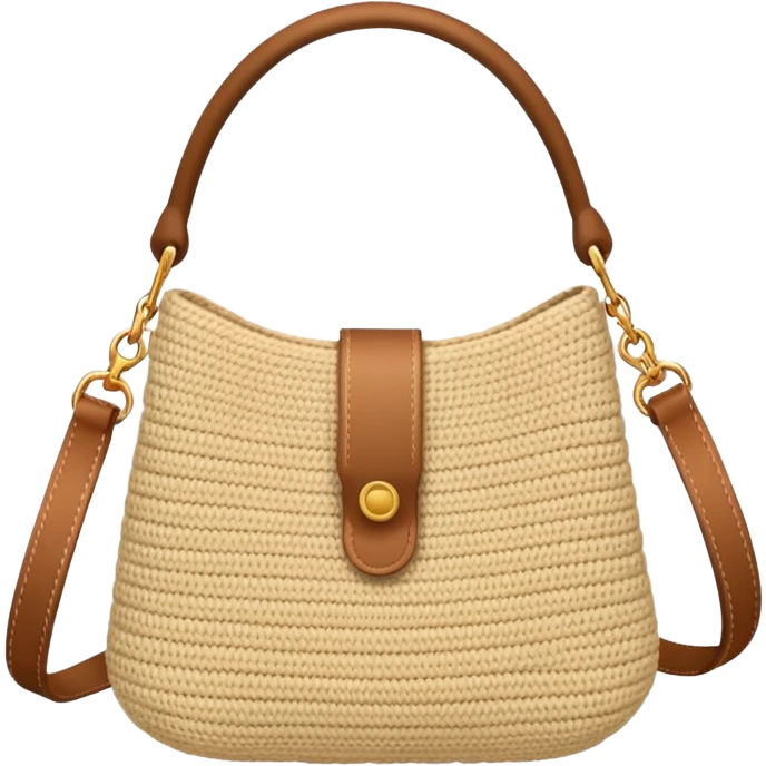 Bolsa de crochê  emoji